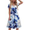 imageVOTEPRETTY Womens Short Sleeve V Neck Wrap Dress Summer Casual Floral Sundress with PocketsFloral06short Sleeve