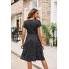 imageVOTEPRETTY Womens Short Sleeve V Neck Wrap Dress Summer Casual Floral Sundress with PocketsFloral07short Sleeve