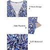 imageVOTEPRETTY Womens Short Sleeve V Neck Wrap Dress Summer Casual Floral Sundress with PocketsFloral26short Sleeve