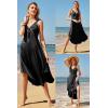 imageVOTEPRETTY Womens Summer Maxi Dresses 2024 Spring Sundressess Beach Vacation Hawaiian Tropical Outfit Floral ClothesBlack