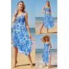 imageVOTEPRETTY Womens Summer Maxi Dresses 2024 Spring Sundressess Beach Vacation Hawaiian Tropical Outfit Floral ClothesBlue Floral