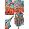 imageVOTEPRETTY Womens Summer Maxi Dresses 2024 Spring Sundressess Beach Vacation Hawaiian Tropical Outfit Floral ClothesBlue Tropical