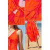 imageVOTEPRETTY Womens Summer Maxi Dresses 2024 Spring Sundressess Beach Vacation Hawaiian Tropical Outfit Floral ClothesOrange Rose Floral