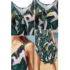 imageVOTEPRETTY Womens Summer Maxi Dresses 2024 Spring Sundressess Beach Vacation Hawaiian Tropical Outfit Floral ClothesPalm Leaves