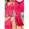 imageVOTEPRETTY Womens Summer Maxi Dresses 2024 Spring Sundressess Beach Vacation Hawaiian Tropical Outfit Floral ClothesRose Pink