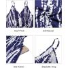 imageVOTEPRETTY Womens V Neck Wrap Spaghetti Strap Summer Casual Beach Floral Pockets Maxi DressFloral06
