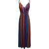 imageVOTEPRETTY Womens V Neck Wrap Spaghetti Strap Summer Casual Beach Floral Pockets Maxi DressFloral07