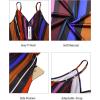 imageVOTEPRETTY Womens V Neck Wrap Spaghetti Strap Summer Casual Beach Floral Pockets Maxi DressFloral07