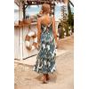 imageVOTEPRETTY Womens V Neck Wrap Spaghetti Strap Summer Casual Beach Floral Pockets Maxi DressFloral11