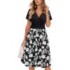 Black Floral White