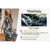 imageVOTEPRETTY Womens Short Sleeve V Neck Sundress Summer Casual Button Floral Dress with PocketsAfloral11