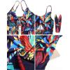 imageVOTEPRETTY Womens Summer Dresses Spring Sundresses Beach Clothes Outfit Vacation 2024 V Neck Casual Tropical Resort HawaiianFloral09