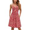 imageVOTEPRETTY Womens Summer Dresses Spring Sundresses Beach Clothes Outfit Vacation 2024 V Neck Casual Tropical Resort HawaiianFloral31