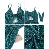 imageVOTEPRETTY Womens Summer Dresses Spring Sundresses Beach Clothes Outfit Vacation 2024 V Neck Casual Tropical Resort HawaiianFloral34
