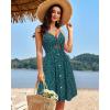 imageVOTEPRETTY Womens Summer Dresses Spring Sundresses Beach Clothes Outfit Vacation 2024 V Neck Casual Tropical Resort HawaiianFloral34