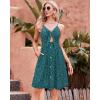 imageVOTEPRETTY Womens Summer Dresses Spring Sundresses Beach Clothes Outfit Vacation 2024 V Neck Casual Tropical Resort HawaiianFloral34