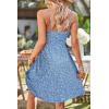 imageVOTEPRETTY Womens Summer Dresses Spring Sundresses Beach Clothes Outfit Vacation 2024 V Neck Casual Tropical Resort HawaiianFloral39 Blue
