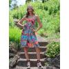 imageVOTEPRETTY Womens Summer Dresses Spring Sundresses Beach Clothes Outfit Vacation 2024 V Neck Casual Tropical Resort HawaiianFloral41