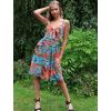 imageVOTEPRETTY Womens Summer Dresses Spring Sundresses Beach Clothes Outfit Vacation 2024 V Neck Casual Tropical Resort HawaiianFloral41