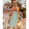 imageVOTEPRETTY Womens Summer Dresses Spring Sundresses Beach Clothes Outfit Vacation 2024 V Neck Casual Tropical Resort HawaiianGreen Floral