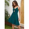 imageVOTEPRETTY Womens Summer Dresses Spring Sundresses Beach Clothes Outfit Vacation 2024 V Neck Casual Tropical Resort HawaiianLake Green