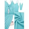imageVOTEPRETTY Womens Summer Dresses Spring Sundresses Beach Clothes Outfit Vacation 2024 V Neck Casual Tropical Resort HawaiianLight Blue
