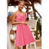 imageVOTEPRETTY Womens Summer Dresses Spring Sundresses Beach Clothes Outfit Vacation 2024 V Neck Casual Tropical Resort HawaiianLight Pink