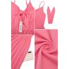 imageVOTEPRETTY Womens Summer Dresses Spring Sundresses Beach Clothes Outfit Vacation 2024 V Neck Casual Tropical Resort HawaiianLight Pink