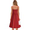 imageVOTEPRETTY Womens Summer Dresses Spring Sundresses Beach Clothes Outfit Vacation 2024 V Neck Casual Tropical Resort HawaiianWine