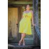 imageVOTEPRETTY Womens Summer Dresses Spring Sundresses Beach Clothes Outfit Vacation 2024 V Neck Casual Tropical Resort HawaiianYellow