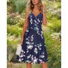 imageVOTEPRETTY Womens V Neck Floral Spaghetti Strap Sundress Casual Summer Party Swing Dress with PocketFloral02