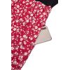 imageVOTEPRETTY Womens VNeck Spaghetti Strap Dress Summer Casual Swing Sundress with PocketsBlack Floral White
