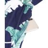 imageVOTEPRETTY Womens VNeck Spaghetti Strap Dress Summer Casual Swing Sundress with PocketsFloral01