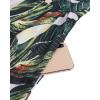 imageVOTEPRETTY Womens VNeck Spaghetti Strap Dress Summer Casual Swing Sundress with PocketsFloral14