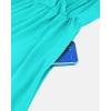 imageVOTEPRETTY Womens VNeck Spaghetti Strap Dress Summer Casual Swing Sundress with PocketsLight Green
