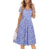 Slateblue Floral White
