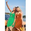 imageVOTEPRETTY Womens Summer Dresses Spring Sundresses Beach Clothes Outfit Vacation 2024 V Neck Casual Tropical Resort HawaiianGreen25