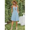 imageVOTEPRETTY Womens Summer Dresses Spring Sundresses Beach Clothes Outfit Vacation 2024 V Neck Casual Tropical Resort HawaiianSky Blue25