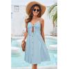 imageVOTEPRETTY Womens Summer Dresses Spring Sundresses Beach Clothes Outfit Vacation 2024 V Neck Casual Tropical Resort HawaiianSky Blue25