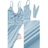 imageVOTEPRETTY Womens Summer Dresses Spring Sundresses Beach Clothes Outfit Vacation 2024 V Neck Casual Tropical Resort HawaiianSky Blue25