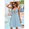 imageVOTEPRETTY Womens Summer Dresses Spring Sundresses Beach Clothes Outfit Vacation 2024 V Neck Casual Tropical Resort HawaiianSky Blue25