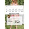 imageVOTEPRETTY Womens Summer Dresses Spring Sundresses Beach Clothes Outfit Vacation 2024 V Neck Casual Tropical Resort HawaiianColorful Small Leaf