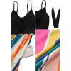 imageVOTEPRETTY Womens Summer Dresses Spring Sundresses Beach Clothes Outfit Vacation 2024 V Neck Casual Tropical Resort HawaiianRainbow25