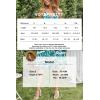 imageVOTEPRETTY Womens Summer Dresses Spring Sundresses Beach Clothes Outfit Vacation 2024 V Neck Casual Tropical Resort HawaiianWhite Green Leaf