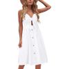 imageVOTEPRETTY Womens Summer Dresses Spring Sundresses Beach Clothes Outfit Vacation 2024 V Neck Casual Tropical Resort HawaiianAwhite Color