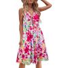White Multi-colored Floral